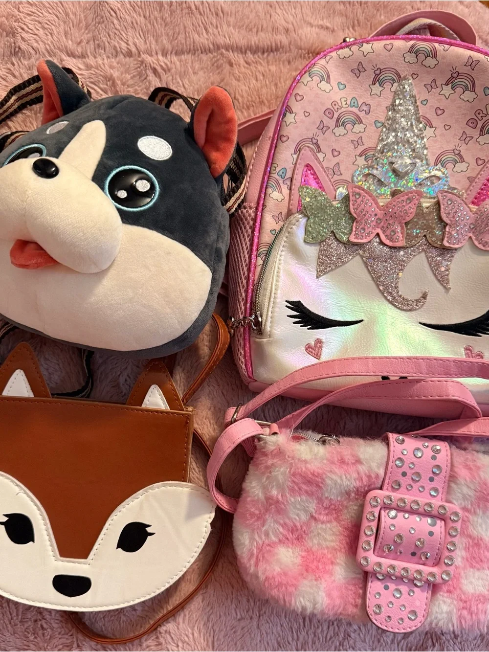 Girl bags and backpack